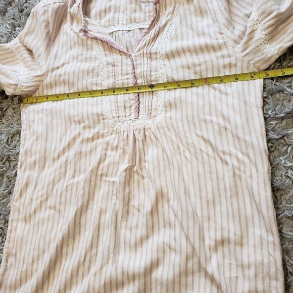 Anthropologie Floreat Embroidered Peasant Boho Tunic Mini Dress sz XS - Picture 4 of 6